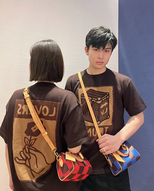 ルイヴィトン ジャカードニット半袖Tシャツ
