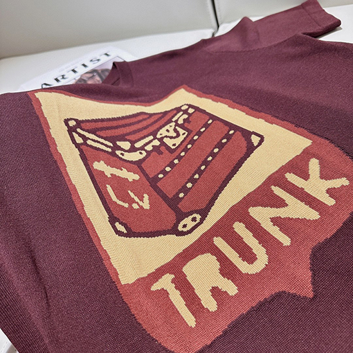 ルイヴィトン ジャカードニット半袖Tシャツ