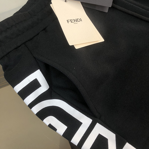 フェンディ 新しいプリント文字カジュアルパンツ