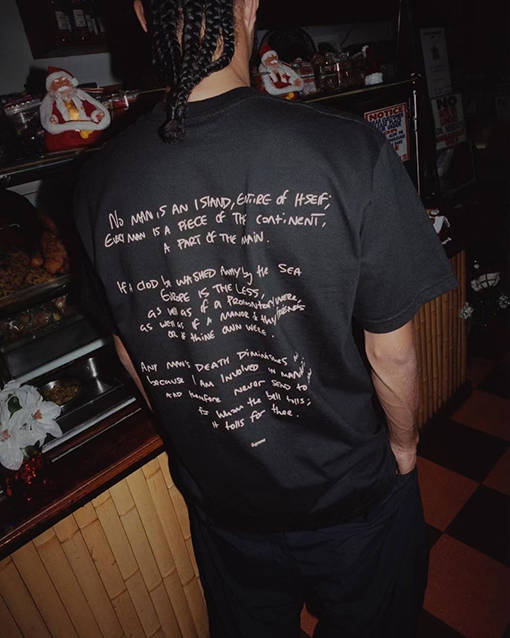 シュプリームスーパーコピー RULE THE WORLD TEEアルカトラズプリント半袖シャツ