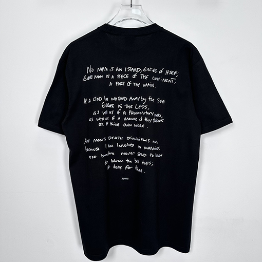 シュプリームスーパーコピー RULE THE WORLD TEEアルカトラズプリント半袖シャツ