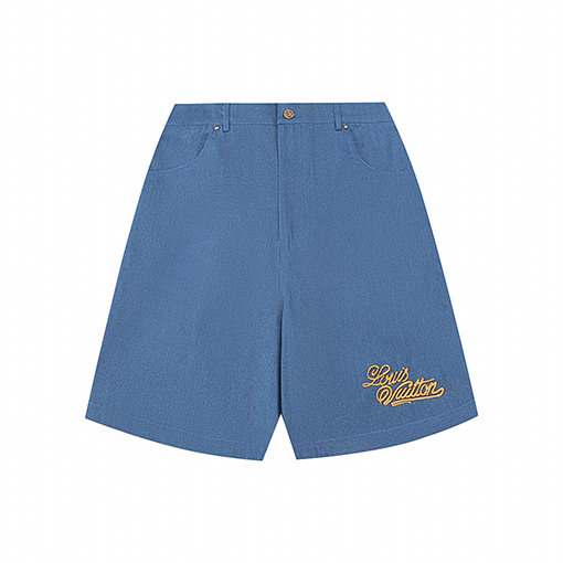 ルイヴィトンコピー デニムジャケットショートパンツ