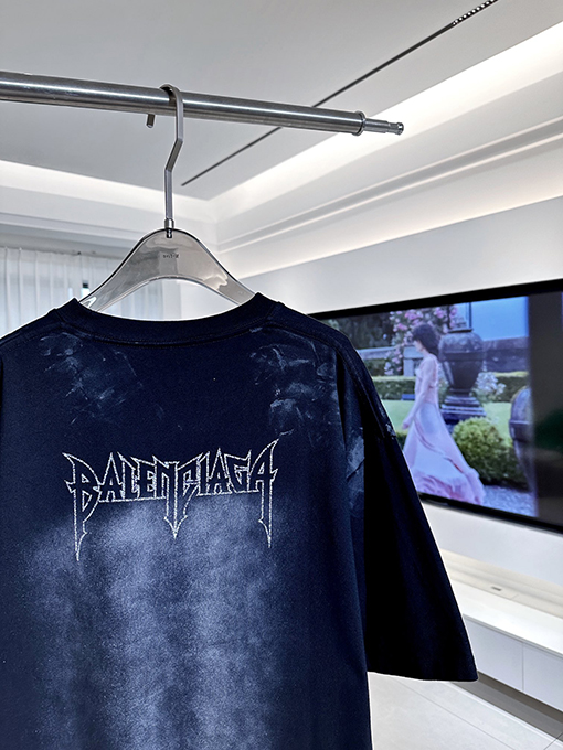 バレンシアガスーパーコピー  パリエッフェル塔半袖Tシャツ