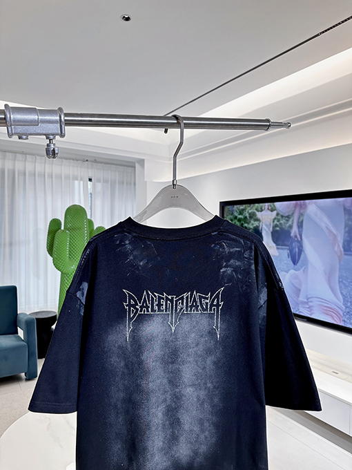 バレンシアガスーパーコピー  パリエッフェル塔半袖Tシャツ