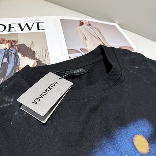 バレンシアガスーパーコピー  パリエッフェル塔半袖Tシャツ