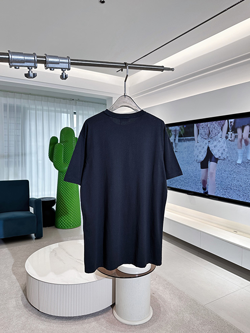 ディオール コピー ボビー犬の植毛プリント半袖Tシャツ