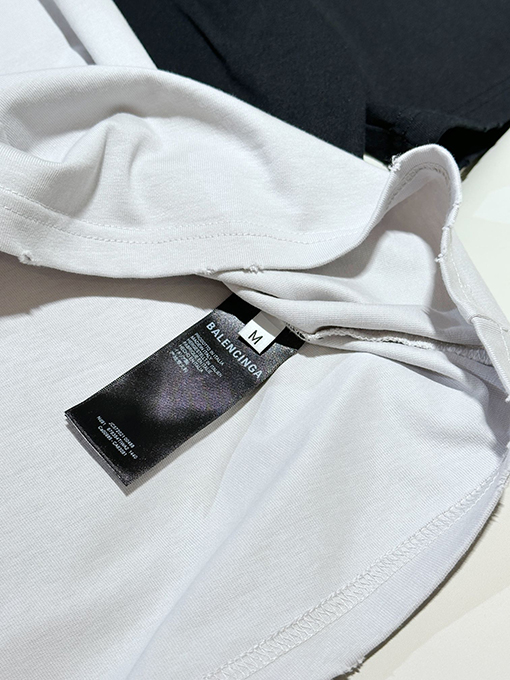 バレンシアガスーパーコピー 最新のビットコインプリント半袖Tシャツ