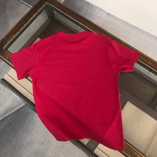 フェンディコピー   トッププリントクラフトパターンロゴカップルコットン半袖Tシャツ