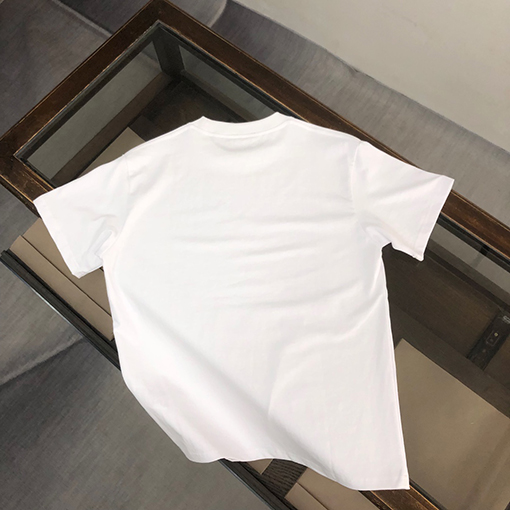 フェンディコピー   トッププリントクラフトパターンロゴカップルコットン半袖Tシャツ