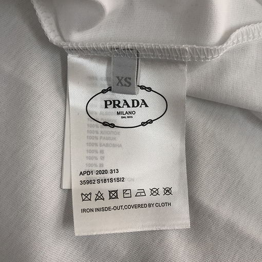 プラダ   カウンターと同じタイプの丸首半袖Tシャツ