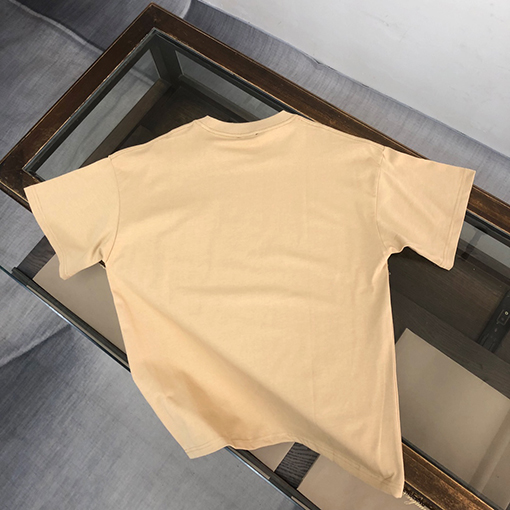 ディオールスーパーコピー 刺繍文字デザインクルーネック半袖Tシャツ