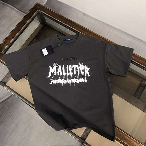 バレンシアガコピー プリントデザインクルーネック半袖Tシャツ