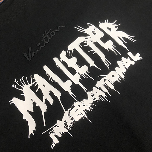 バレンシアガコピー プリントデザインクルーネック半袖Tシャツ