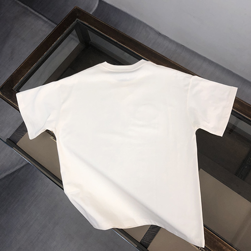 ロエベ 刺繍ロゴデザインラウンドネック半袖Tシャツ