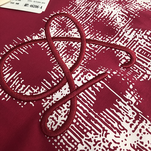 ロエベ 刺繍ロゴデザインラウンドネック半袖Tシャツ