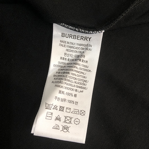 バーバリー   カウンターと同じタイプの丸首半袖Tシャツ
