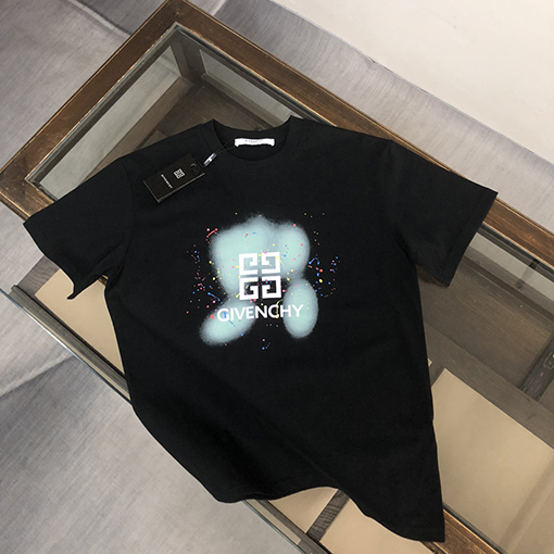 ジバンシイ の新しい要素プリントデザイン半袖Tシャツ