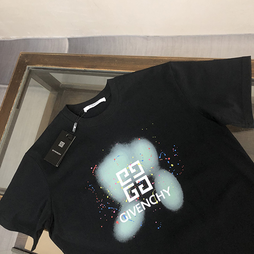 ジバンシイ の新しい要素プリントデザイン半袖Tシャツ