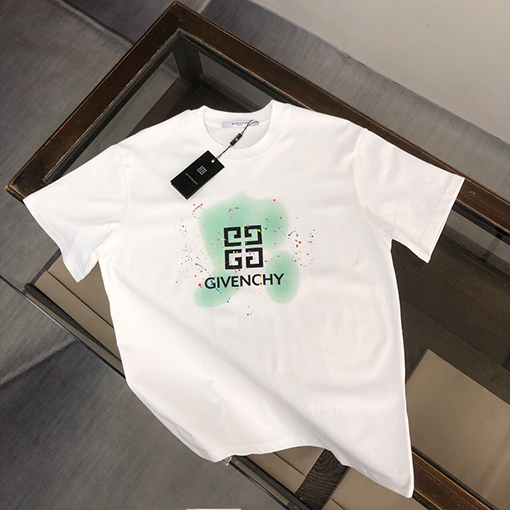 ジバンシイ の新しい要素プリントデザイン半袖Tシャツ