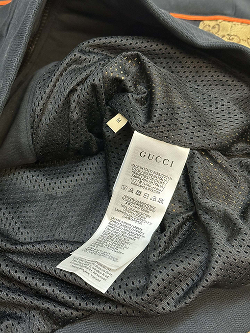 グッチスーパーコピー  ニットコットンジッパージャケット