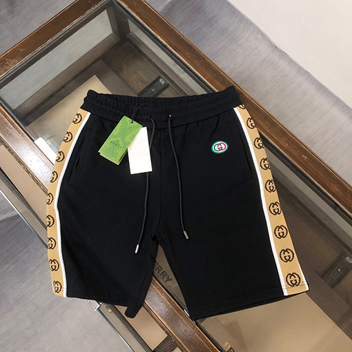 グッチ   ショーツの端のジャカード織りのステッチ