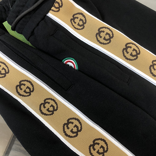 グッチ   ショーツの端のジャカード織りのステッチ
