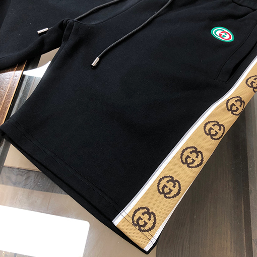 グッチ   ショーツの端のジャカード織りのステッチ