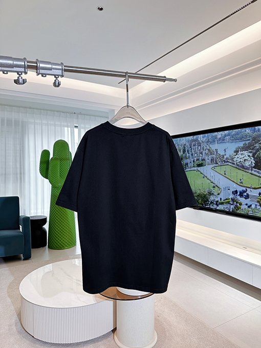 バーバリー スーパーコピー エンボス刺繍立体軍馬半袖Tシャツ