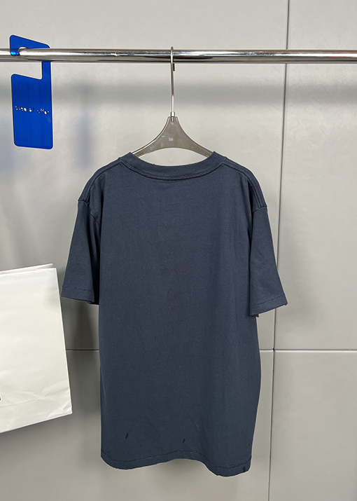 ディオールスーパーコピー 小さな恐竜の刺繍半袖Tシャツ