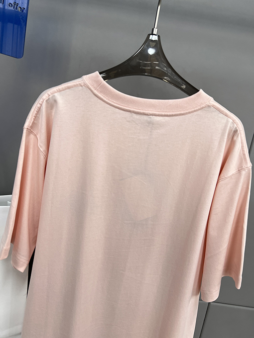 ディオール CD刺繍コットンカジュアル半袖Tシャツ