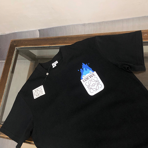 ロエベ   新しい炎の半袖Tシャツ