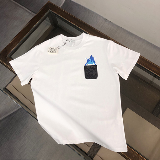 ロエベ   新しい炎の半袖Tシャツ
