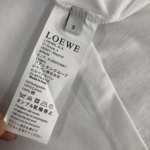 ロエベ   新しい炎の半袖Tシャツ
