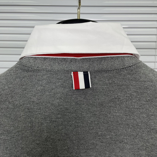 トムブラウン レディース 偽のツーピースカラニット半袖Tシャツ