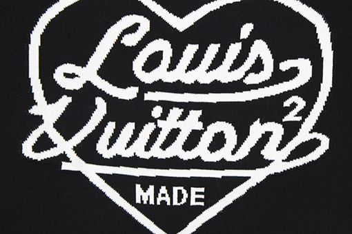 ルイヴィトン 春の新しい愛のハートニット半袖Tシャツ