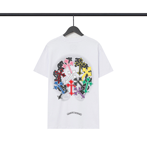 クロムハーツ    パッチワーククロスサンスクリットプリント半袖Tシャツ