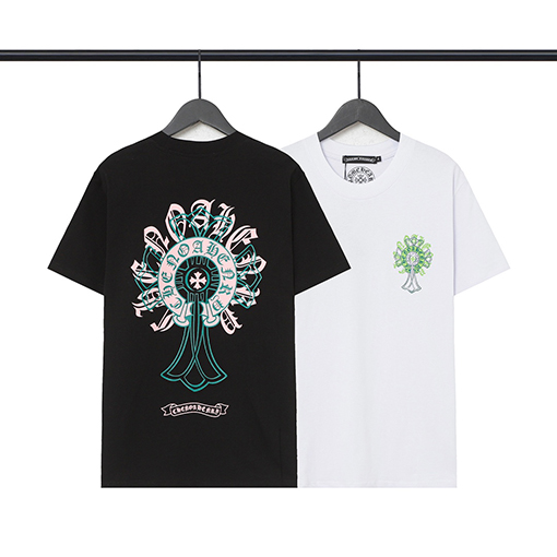 クロムハーツ    サンスクリット馬蹄プリント半袖Tシャツ