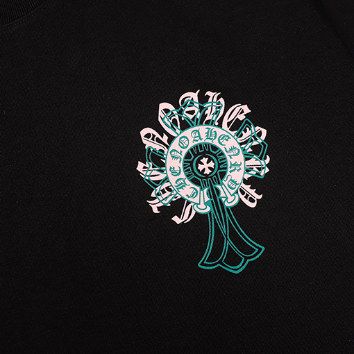 クロムハーツ    サンスクリット馬蹄プリント半袖Tシャツ