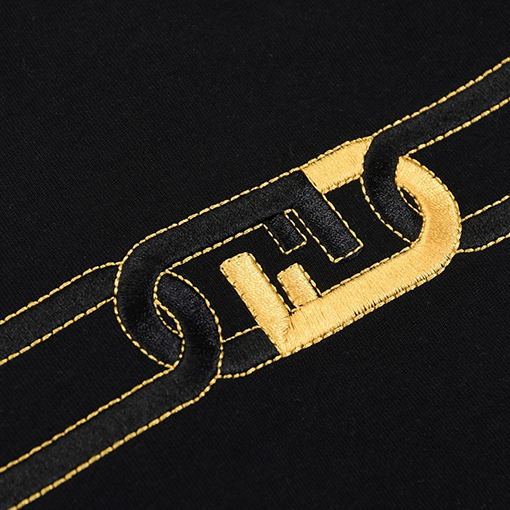 フェンディコピー 前ロゴ半袖Tシャツ