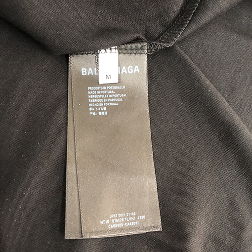 バレンシアガ   プリントロゴデザインカップル半袖Tシャツ