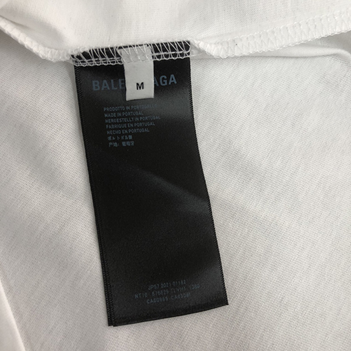 バレンシアガ   プリントロゴデザインカップル半袖Tシャツ