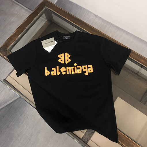 バレンシアガ 最新のカップル半袖Tシャツ