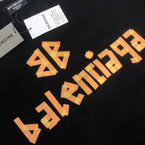 バレンシアガ 最新のカップル半袖Tシャツ