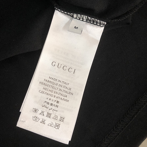 グッチ  プリントロゴ半袖Tシャツ
