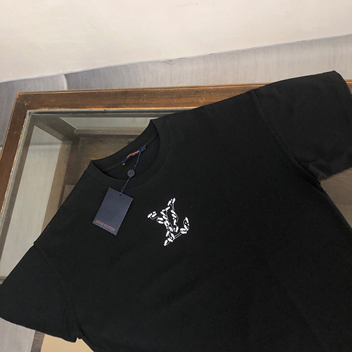 ルイヴィトン   新要素プリント半袖Tシャツ