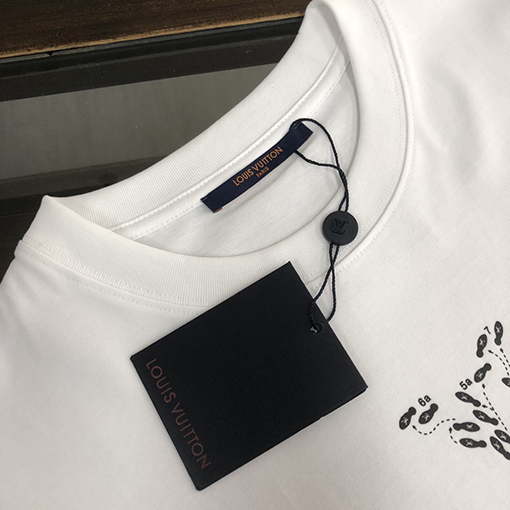 ルイヴィトン   新要素プリント半袖Tシャツ