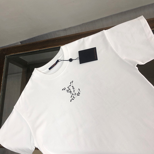 ルイヴィトン   新要素プリント半袖Tシャツ
