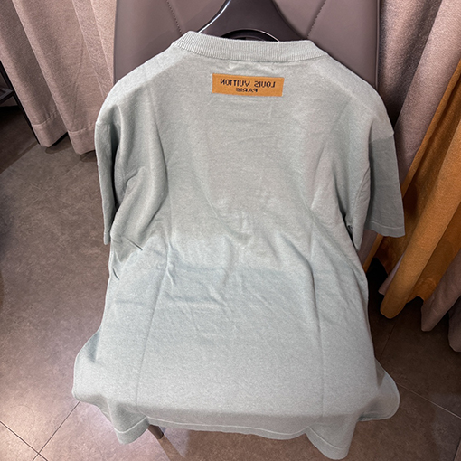 ルイヴィトンスーパーコピー 新しいピン編み半袖Tシャツ