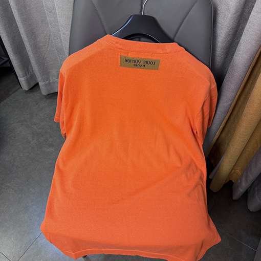 ルイヴィトンスーパーコピー 新しいピン編み半袖Tシャツ