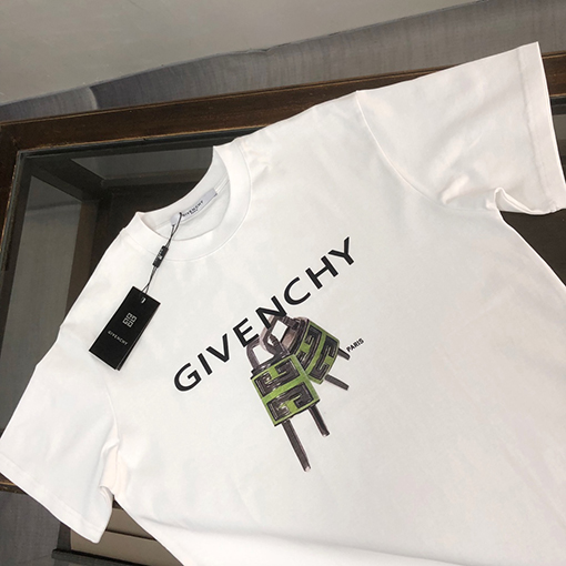 ジバンシイコピー の新しい プリントデザインカップル半袖Tシャツ